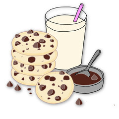 milk and cookies