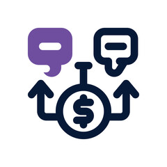 decision duotone icon. Sleek and modern vector icon for websites, mobile apps, marketing materials, and corporate design. Fully scalable and ready to use.