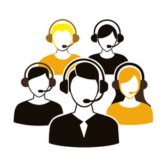 Fototapeta premium social network people