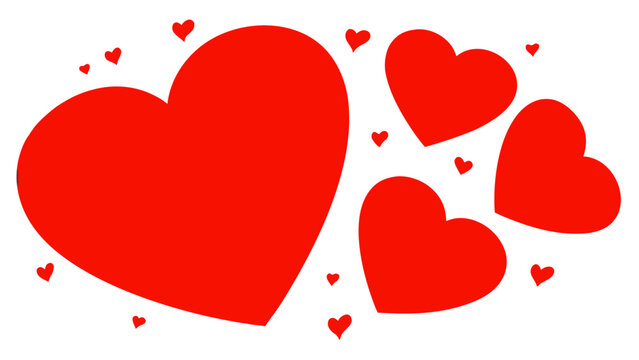 Heart and silhouette vector set featuring couples, families, and emotional poses blended with heart shapes, ideal for love, unity, care, health, and relationship concepts

