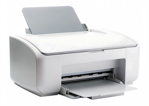  printer isolated on white background PNG, AI GENERATED