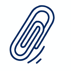 Simple Paperclip Icon Vector Illustration for Websites and Documents
