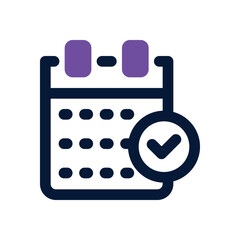 appointment duotone icon. Sleek and modern vector icon for websites, mobile apps, marketing materials, and corporate design. Fully scalable and ready to use.
