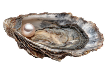 Oyster Pearl Beauty Still Life Seashell Jewel Treasure Luxury Delicate Pink Romance Elegance on transparent background