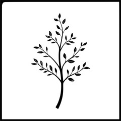 Fototapeta premium vector set of trees