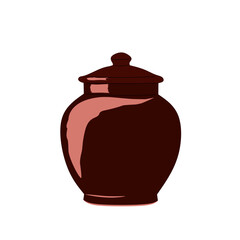 Traditional Korean Onggi Earthenware in Outdoor Setting