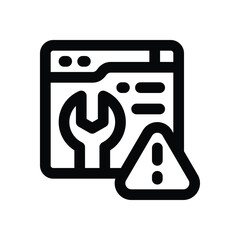 error line icon. Clean and minimalist vector icon for websites, mobile apps, presentations, and logos. Fully scalable and customizable for any project.