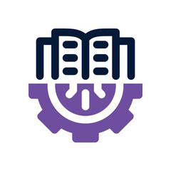 guide book duotone icon. Sleek and modern vector icon for websites, mobile apps, marketing materials, and corporate design. Fully scalable and ready to use.