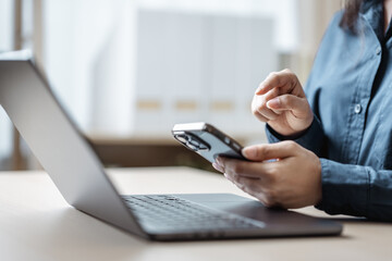 Online banking transfer money concept. Internet bank account deposit. Finance business. Financial...