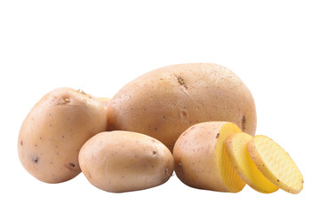 Potato isolated on white background