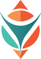 Obraz premium flat logo icon for branding minimalist concept