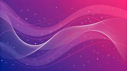Abstract Colorful Background with Wavy Lines and Soft Shapes