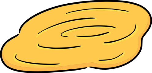 Illustration of omelet
