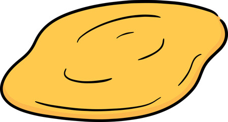 Illustration of omelet
