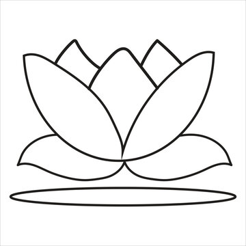 lotus flower icon vector illustration