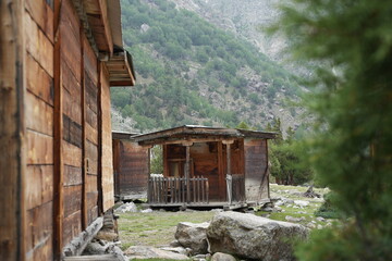 old house in the mountains