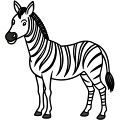 Zebra Horse Mix Minimalist Design