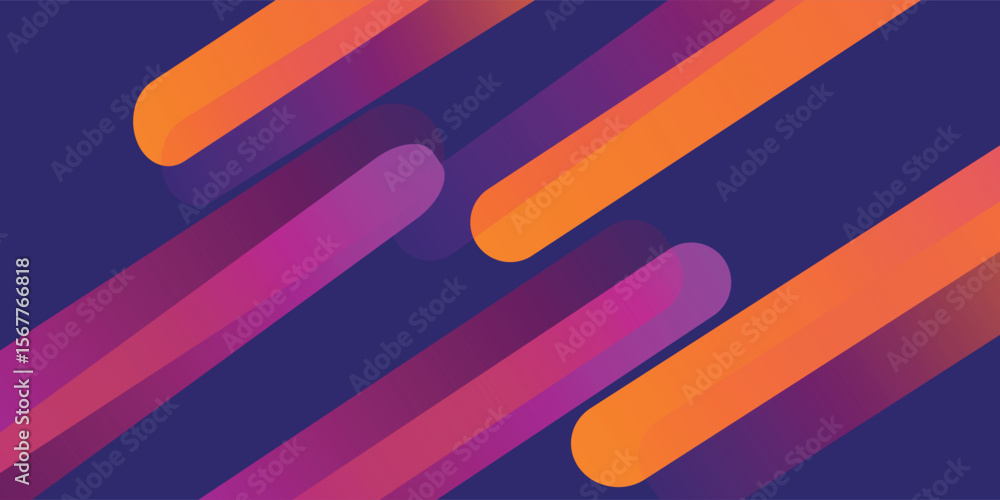 Fototapete printabstract colorful diagonal background design. dynamic shapes composition. eps10 vector vector i