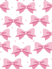  pink bowknot seamless pattern