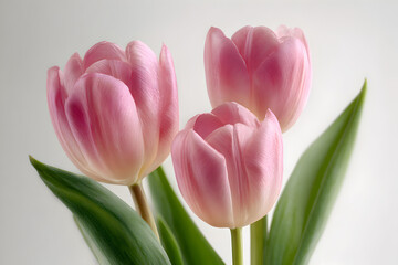 Naklejka premium bouquet of pink tulips