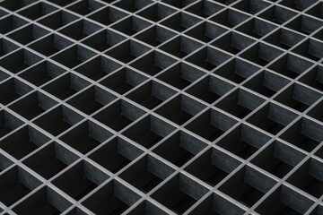 Industrial steel mesh used in manufacturing facilities