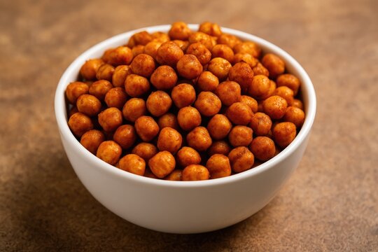 Crunchy roasted chickpeas with paprika for a spicy snack experience