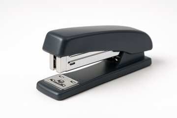 A device used to fasten multiple sheets of paper together by inserting and bending metal staples
