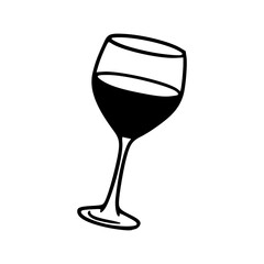 wine glass clipart
