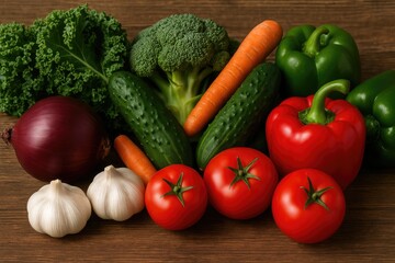 A Still Life Composition Featuring Vegetables