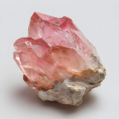 raw mineral isolated on white