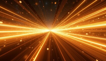 Obraz premium Abstract Light Rays Through Deep Space Background