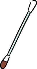 Illustration of povidone iodine cotton
