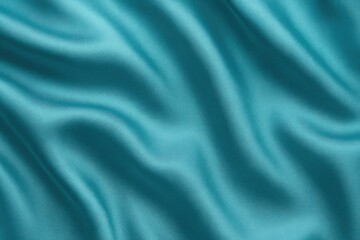 Elegant aquamarine silk material ideal for creative projects like wallpapers, posters, and postcards with a textured background pattern