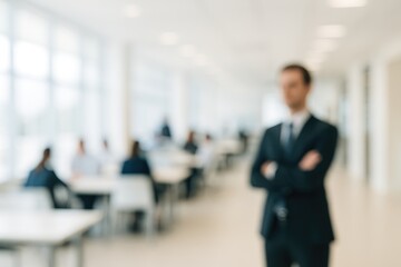 Blurred Indoor Scene with Soft Focus