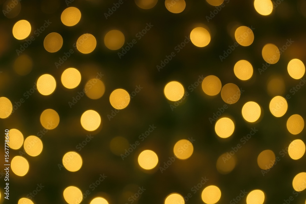 Poster faded festive string lights with a softly blurred background