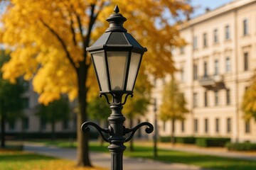 Daytime street lighting with lanterns
