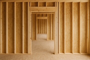 Wall with a stud frame