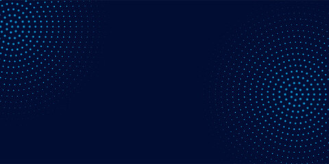 Abstract dynamic wavy lines texture  dark blue background with copy space. Simple modern futuristic dots pattern.
