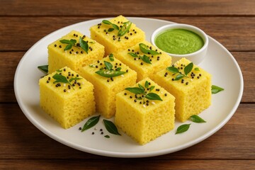 Nutritious Indian snack served on a plate