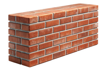 3D Rendering of beautiful, trending and realistic Brick with white background