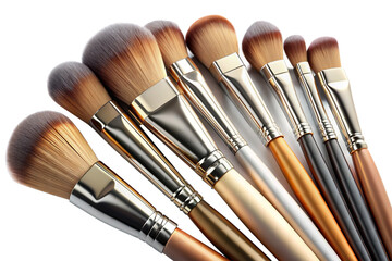 3D Rendering of beautiful, trending and realistic Brushes with white background