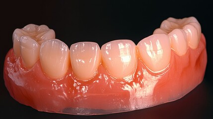 Realistic Model of Human Upper Teeth and Gums