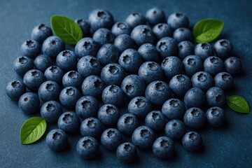 Delicious and nutritious blue berries