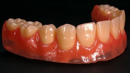 Realistic Model of Human Upper Teeth and Gums
