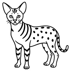 White Line Serval Design