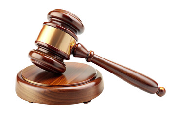 3D Rendering of beautiful, trending and realistic Gavel with white background