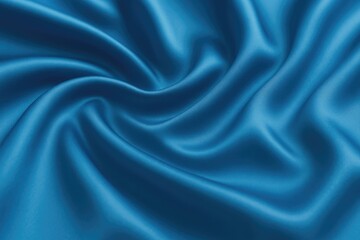 Obraz premium Elegant blue silk pattern for luxurious background and wallpaper with soft, blurred satin texture