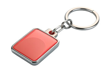 3D Rendering of beautiful, trending and realistic Key chain with white background