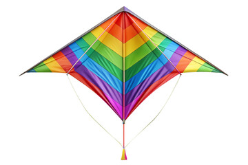 3D Rendering of beautiful, trending and realistic Kite with white background