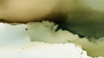 green and brown watercolor background